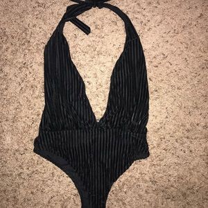 PrettyLittleThing Low V neck bodysuit